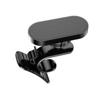 MALUGOGO Support Téléphone Facile à Installer Voiture Magnétique Noir Ventouse Abs et Silicone Ne Bloque Pas la Vue, pour Tableau de Bord et Smartphone