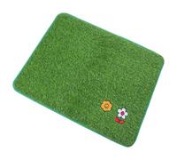 MALUGOGO Tapis de Propreté pour Chien et Chat en Gazon Artificiel Vert, Lavable en Machine, Aspect Naturel, pour L'apprentissage Propreté en Appartement