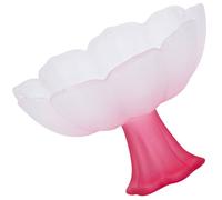 MALUGOGO Tasse à Thé en Cristal Délicate à Base Haute, Coupe de Dégustation Lotus Rose, Petit Gobelet pour Thé Chinois et Vin de Riz, Verre à Cocktail Élégant pour Maison et Réunion Entre