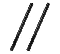 MALUGOGO Tuyau D'extension pour Aspirateur 2 Pièces Noir 32 Mm de Diamètre, Tube Rigide Prolongateur Compatible, Accessoire de Nettoyage pour Maison et Atelier