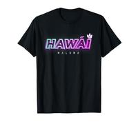 Maluma Neon Hawaï Graphic T-Shirt