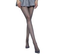 Malustar Collants transparents de couleur vive 10 deniers pour femmes et filles, bleu marine, S-L