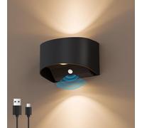 MALUX Applique Murale Exterieur, LED Lampe Exterieur Blanc Chaud, 3000K Lampe Exterieure Murale Aluminium Applique Exterieur, Lampe Magnétique Pour Couloir, Convient Pour Intérieur/Extérieur