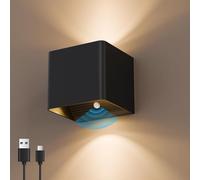 MALUX Applique Murale Exterieur, LED Lampe Exterieur Blanc Chaud, 3000K Lampe Exterieure Murale Aluminium Applique Exterieur, Lampe Magnétique Pour Couloir, Convient Pour Intérieur/Extérieur