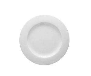 MALVA ROSSA Assiette Porcelaine Blanche plate Présentation D32