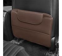 MALVCD 2 Pièce Protecteur de Dossier de siège de Voiture pour CMax/EcoSport/Edge, Coussin SièGe Tapis Anti-Coup Pied Anti-Saleté Rangement Accessoires, E/Coffee