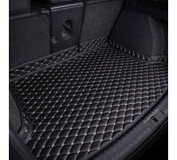 MALVCD Auto Tapis de Coffre en Cuir pour Mercedes (00-08), AntidéRapant Bac de Coffre Stockage Cargaison Tapis Doublure Protection Etanche Accessoires,C/Black-Beige