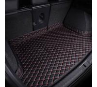 MALVCD Auto Tapis de Coffre en Cuir pour Mercedes A Class 2019-, AntidéRapant Bac de Coffre Stockage Cargaison Tapis Doublure Protection Etanche Accessoires,D/Black~Red