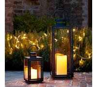 Malvern Lot de 2 Lanternes de Jardin