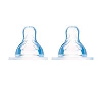 MAM - Lot 2 Tétines silicone débit X rapide et préparation épaisse
