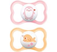 MAM Air 6+ months tétine Pink/ Orange 2 pcs
