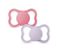 MAM Air Lot de 2 tétines 16 mois et plus, rose/crème