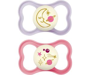MAM Air Night 16m+ tétine Purple/ Pink 2 pcs