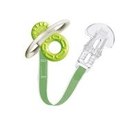 MAM Anneau de dentition à partir de 2 mois, soulagement instantané de la dentition des dents postérieures, extra léger et facile à saisir et à tenir, avec broche, facile à nettoyer, neutre, lot de 1