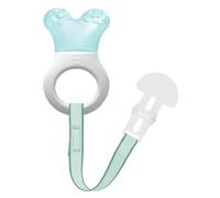 MAM - Anneau de Dentition avec Attache"Mini Cooler & Clip" - 2 Mois+ (Couleur : Bleu) TR0902B
