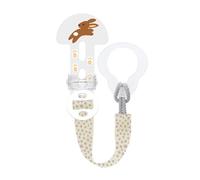 MAM | Attache-sucette (coloris aléatoire) - Attache pour sucette lavable de longueur réglable - Attache-sucette compatible avec toutes les sucettes MAM