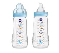 MAM Baby Bottle, Boy, 11 Ounces, 2-Count
