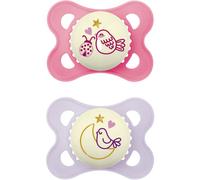 Mam Baby Sucette Original Night Silicone 0-6 Mois Unisex 2 Pièces