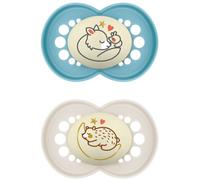 Mam Baby Sucette Original Night Silicone 6-16 Mois Unisex 2 Pièces