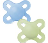 Mam Baby Sucette Original Silicone 0-6 Mois Plain Bleu 2 Pièces