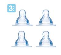 Mam Bébé Tétine Débit Moyen Souple Lot De 2 Multicolore