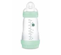 Mam Biberon 260Ml Anticolic +2M, Bleu | Système anti-colique, avec tétine MAM 2 en silicone, débit moyen et facile d'acceptation, auto-stérilisable