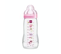 MAM Easy Active 2ème Âge Biberon +6m Licorne Rose 330ml