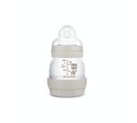 MAM | Biberon Easy Start anti-colique 0+ mois (130 ml) Dune - Biberon avec tétine en silicone débit 0 idéal pour l'allaitement mixte - Biberon pour bébé avec base aérée anti-colique