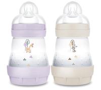 Mam Easy Start Biberon Anticoliques 0 Mois et + Lila Sable 2x160ml