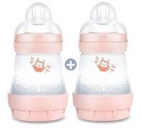 Mam Biberon Easy Start / Anti-Colique Nature - 160ml - Blush - Tétine Débit 1 X2