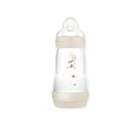 MAM Biberon Easy Start Nature 260 ml Anti-colique Débit 2 Sable 2 mois et +