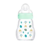 Mam - Biberon en verre 170 ml débit 1 Aqua