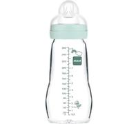Biberon 1er Age verre 260ML Bleu Mam