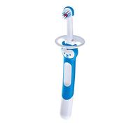 Mam Brosse à dents pour enfant avec manche longue, 5 mois, bleu clair