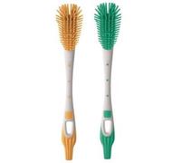 Mam Brosse Souple pour biberon, Ergonomique avec Poils Ultra Doux, 0 + Mois, Bleu Clair