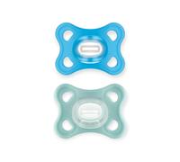 MAM Sucettes Naissance Comfort Bleu 2-6 Mois Lot de 2