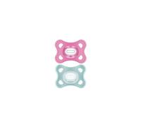 Mam Comfort Sucette Silicone 3-12 Mois Rose/Vert 2 Unités