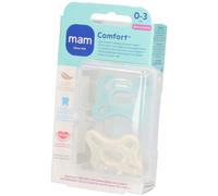 MAM Comfort Unisex Sucettes 0-3 mois Sucette(S) 2 pc(s)