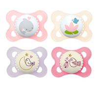 MAM Day & Night Silicone Sucette 0-6 mois, lot de 4,