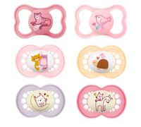MAM Day & Night sucette SILICONE 16+ Mam Air, Night, Original, lot de 6