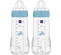 MAM Easy Active Baby Bottle gourde enfant 4m+ Blue 2x330 ml
