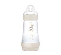MAM Biberon Easy Start Nature 260 ml Anti-colique Débit 2 Sable 2 mois et +