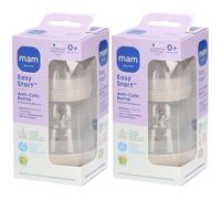 MAM Easy Start™ Biberon anti-coliques beige 160 ml - 0 mois et + 2x1 pc(s)