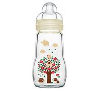 MAM Feel Good Glass Baby Bottle, Neutral 2+ months
