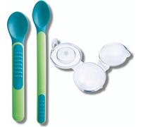 Mam Heat Sensitive Spoon & Cover Cuillère Sensible Neutre 2 uts