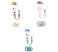 Mam Sucette Original Nature 18 Mois + Attache-Sucette