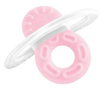 MAM Lot de 1 anneau de dentition à partir de 2 mois, soulagement instantané de la dentition des dents antérieures, extra léger et facile à saisir et à tenir, avec boîte auto-stérilisante, rose
