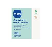 MAM – Coussinets d'allaitement extra fins – Lot de 105