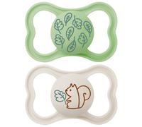 Mam - Lot de 2 sucettes Supreme Silicone Coloris Aléatoire 6 mois +