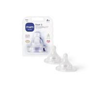 MAM - Lot de 2 tétines silicone debit 3 rapide